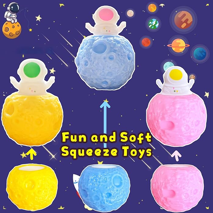 Astronaut: Space Explorer Squeeze Toy Set